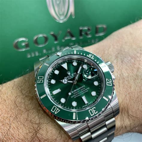 rolex watch with green face|Rolex green face submariner.